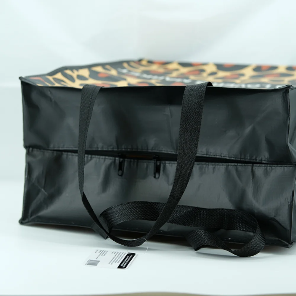 Leopard & Zebra Print RECYCLED TAXI BAG - SP23A002 - Detail