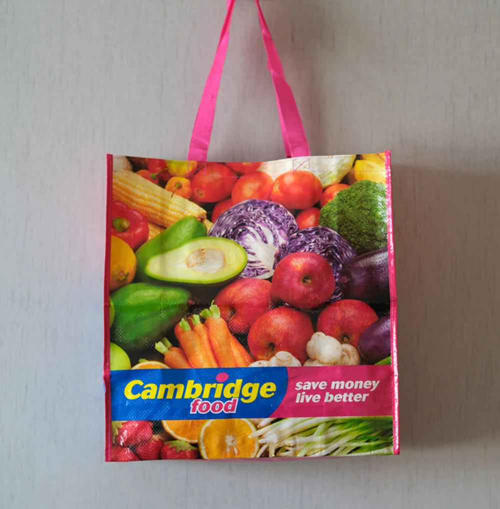 Non Zip Fruit &amp; Veg PP Woven Tote Bag - SP23A003 - Detail